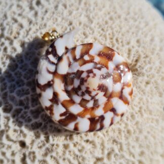 Pendentif "Spiralé Noisette"