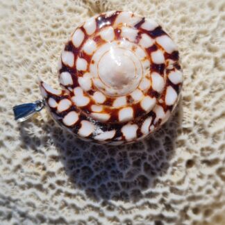 Pendentif "Spiralé Chocolat "