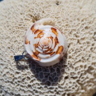 Pendentif "Crème/noisette"