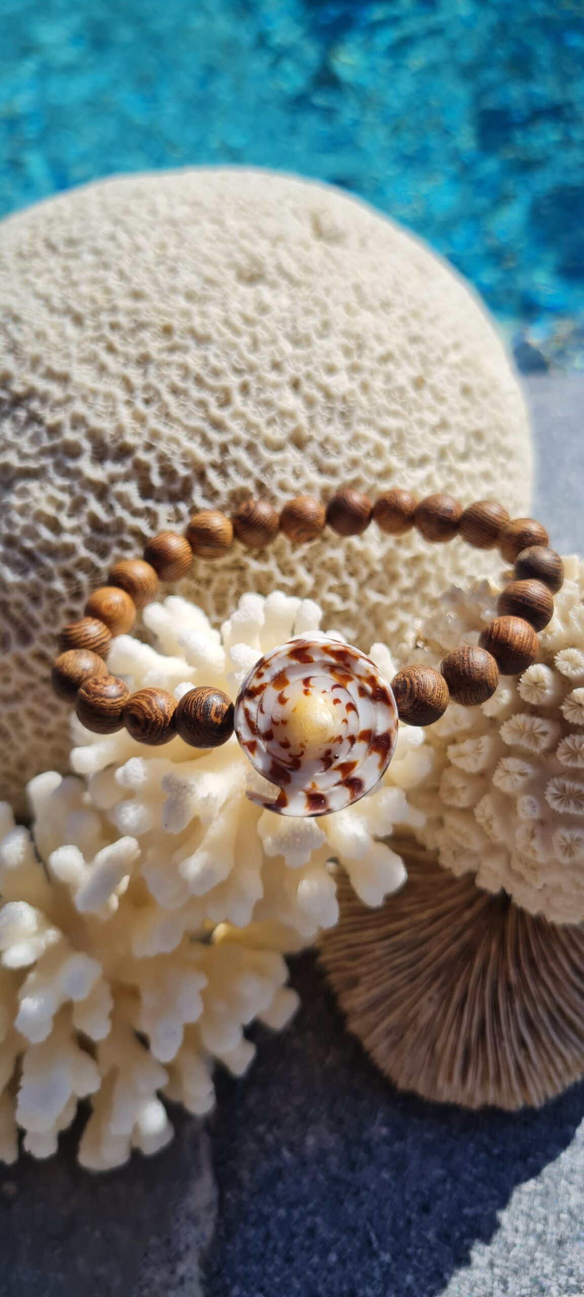 Bracelet "Spiralé brun "