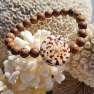 Bracelet  "Noisette/ivoire"