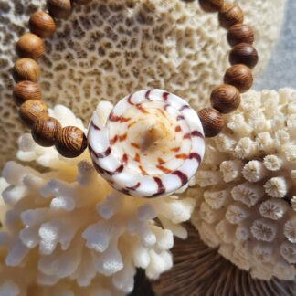 Bracelet "Spiralé chocolat/ivoire"